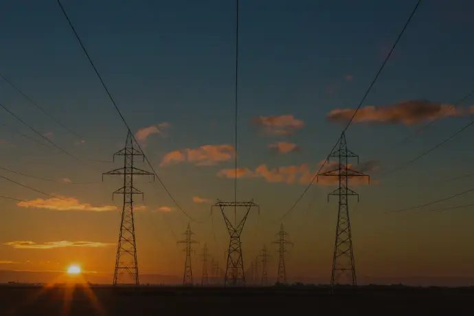 photo of truss towers