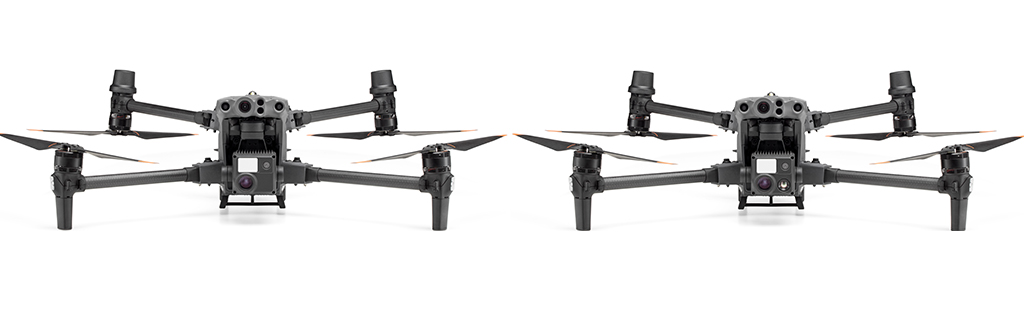 DJI M30 Series drones pictured. DJI M30 and DJI M30T.