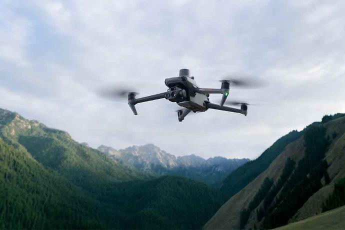 DJI M3T with RTK module shown on search and rescue mission