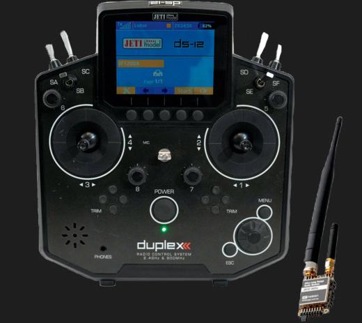 Drone Remote Controller Jeti DS12+ RFD900x 