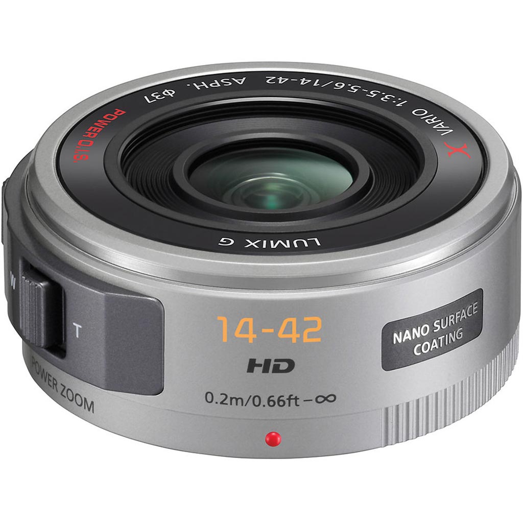 Panasonic LUMIX G X Vario PZ 14-42mm f/3.5-5.6 ASPH POWER O.I.S. Lens (Silver)